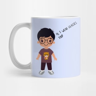 Hi, I wear glasses too! Mug